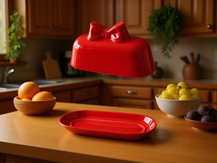 주방 인테리어에 어울리는 버터 접시