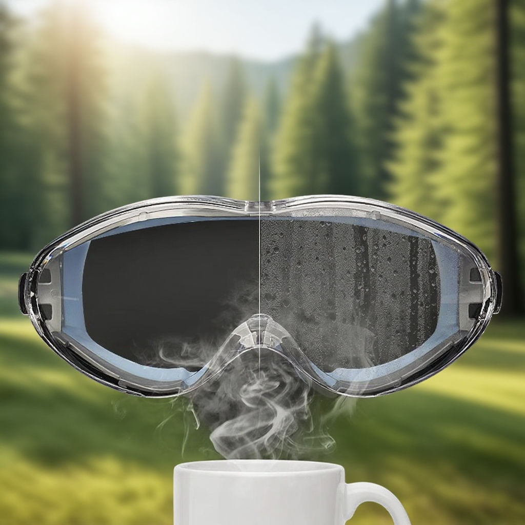 라이딩용 김서림방지 실리콘 오토바이 보호안경