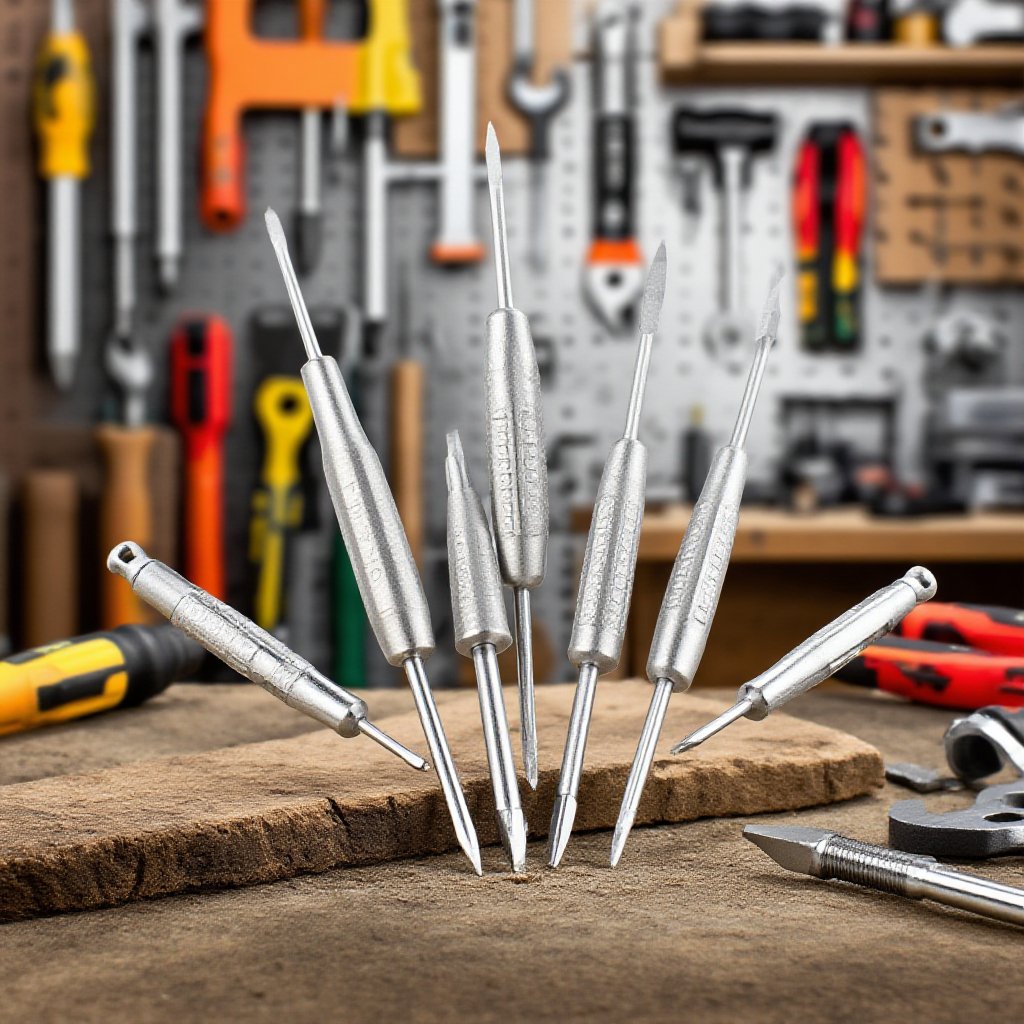 Portable 25-in-1 screwdriver set with case