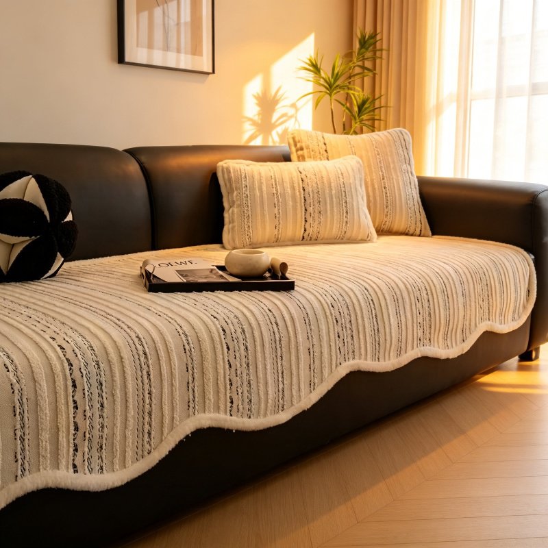 High-grade special-shaped chenille sofa cushion, non-slip design, suitable for all seasons