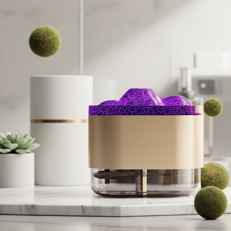 Humidificador de mesa con 7 luces LED cambiantes