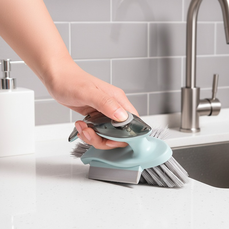 Brosse de nettoyage spéciale salle de bain durable