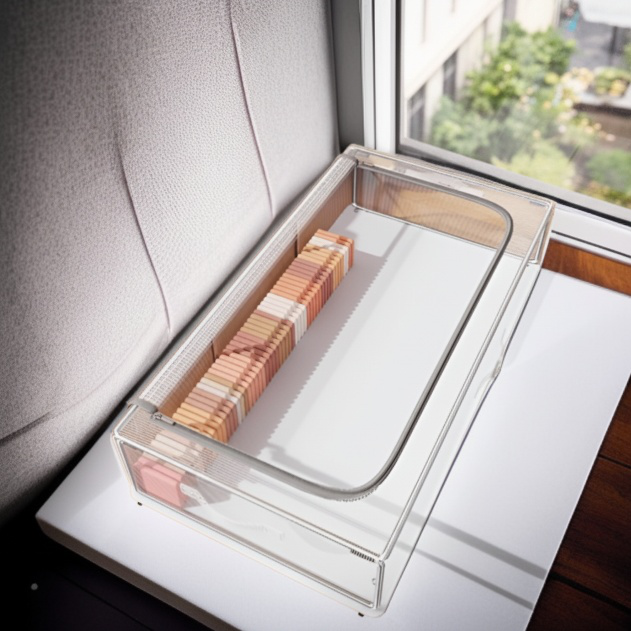 Movable Moisture-Resistant Under-Bed Storage Box, Perfect for Clothes and Blankets