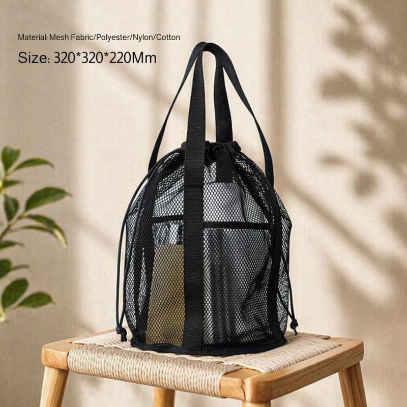 Multi-functional Foldable Mesh Toiletry Bag
