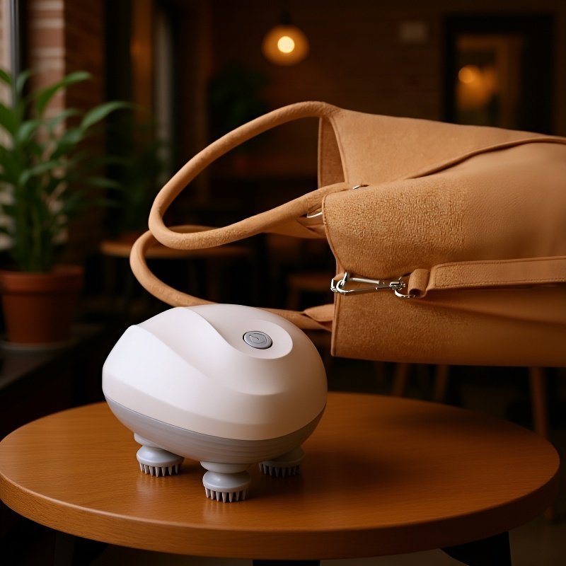 Masajeador inteligente de cuello y cuero cabelludo tipo pulpo