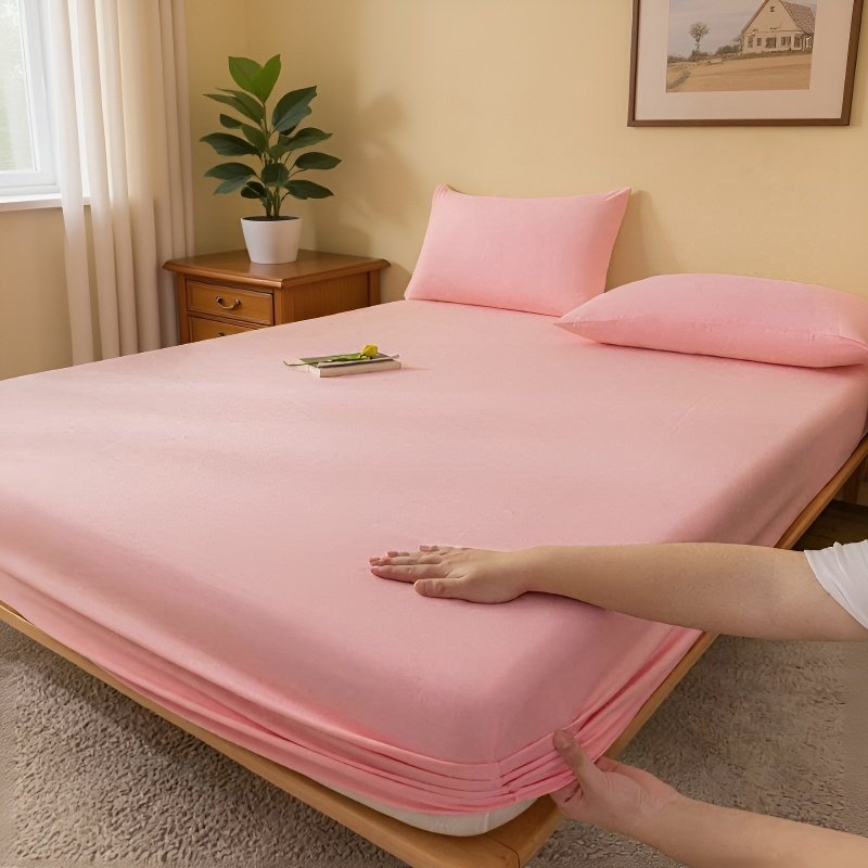 싱글 워싱 면 침대 커버 쓰리피스 침대 삿갓 보호 커버 기숙사 싱글 침대 워싱 면 침대 커버 침대 삿갓