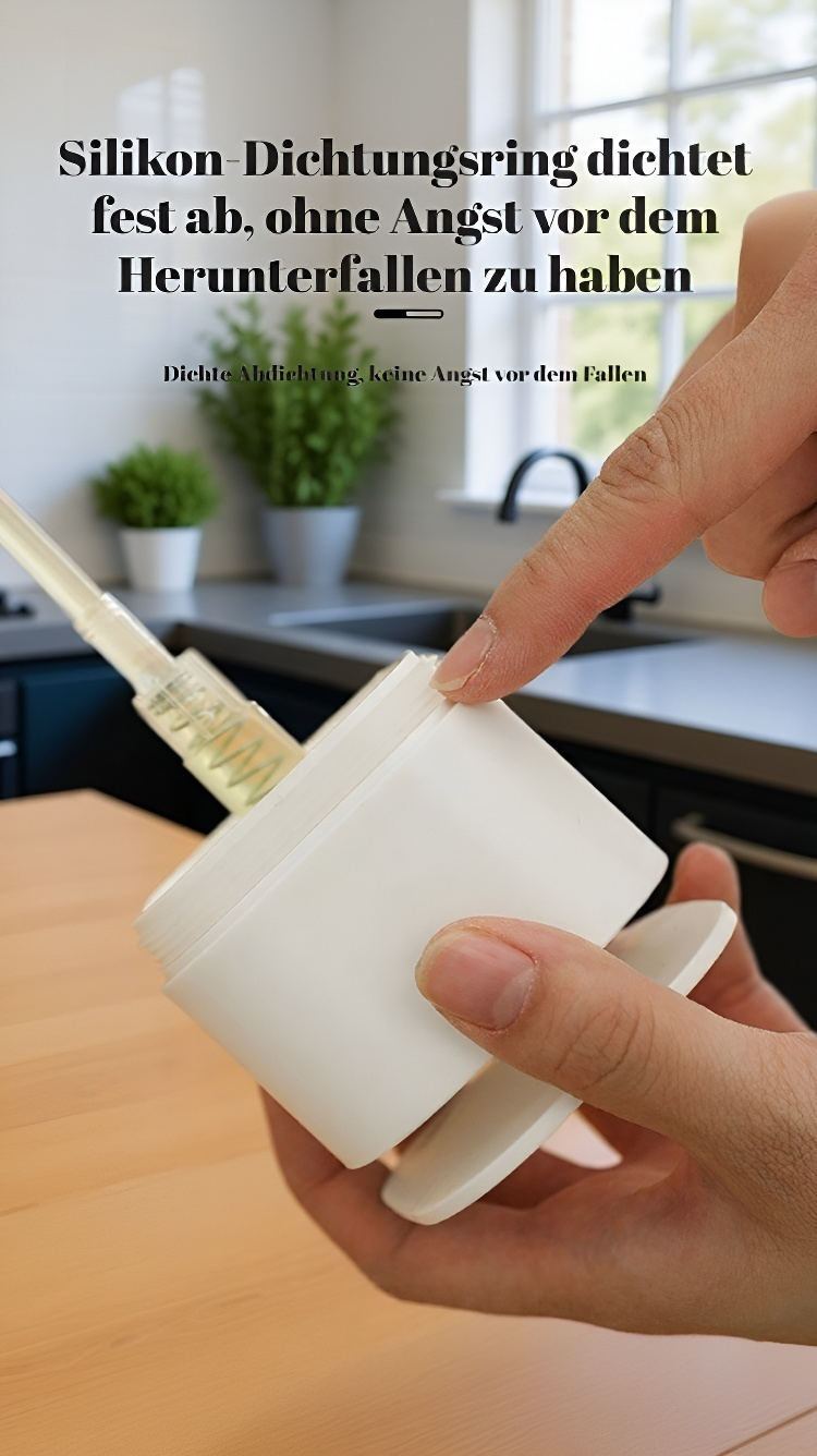 Auslaufsichere Spenderflasche für Badezimmer und Reisen