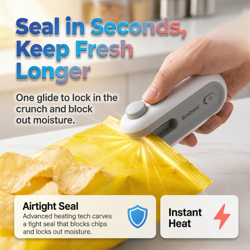 Portable Handheld Household Sealer