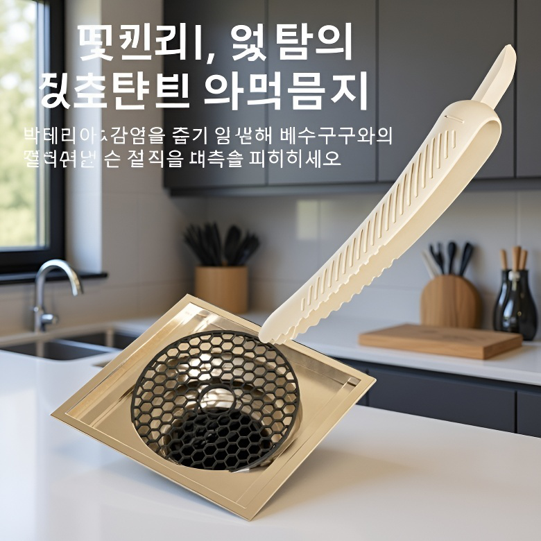 자석식 바나나 욕실 털 제거 집게