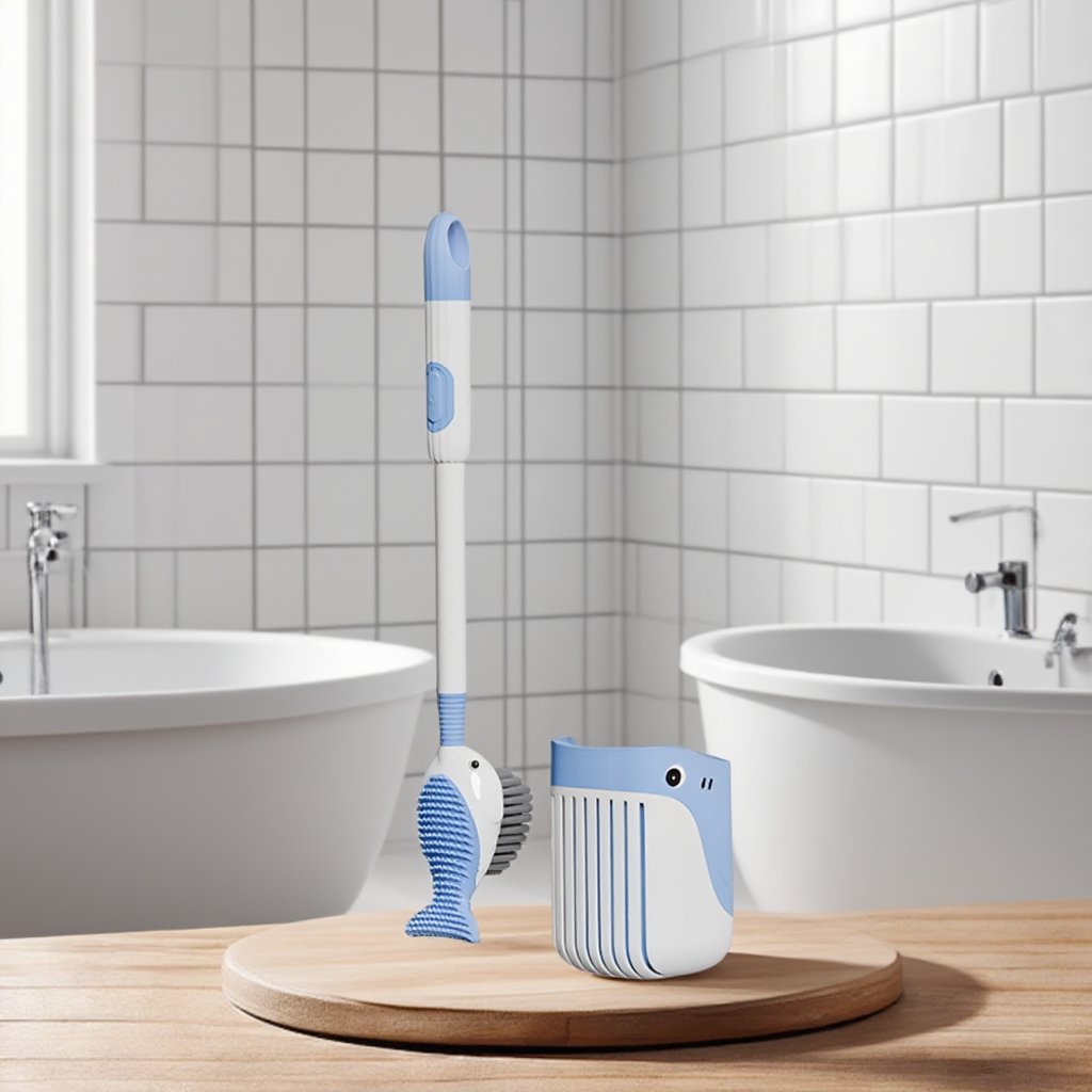 čtvercový čisticí nástroj na toaletu, kartáč na toaletu s dávkovačem kapaliny