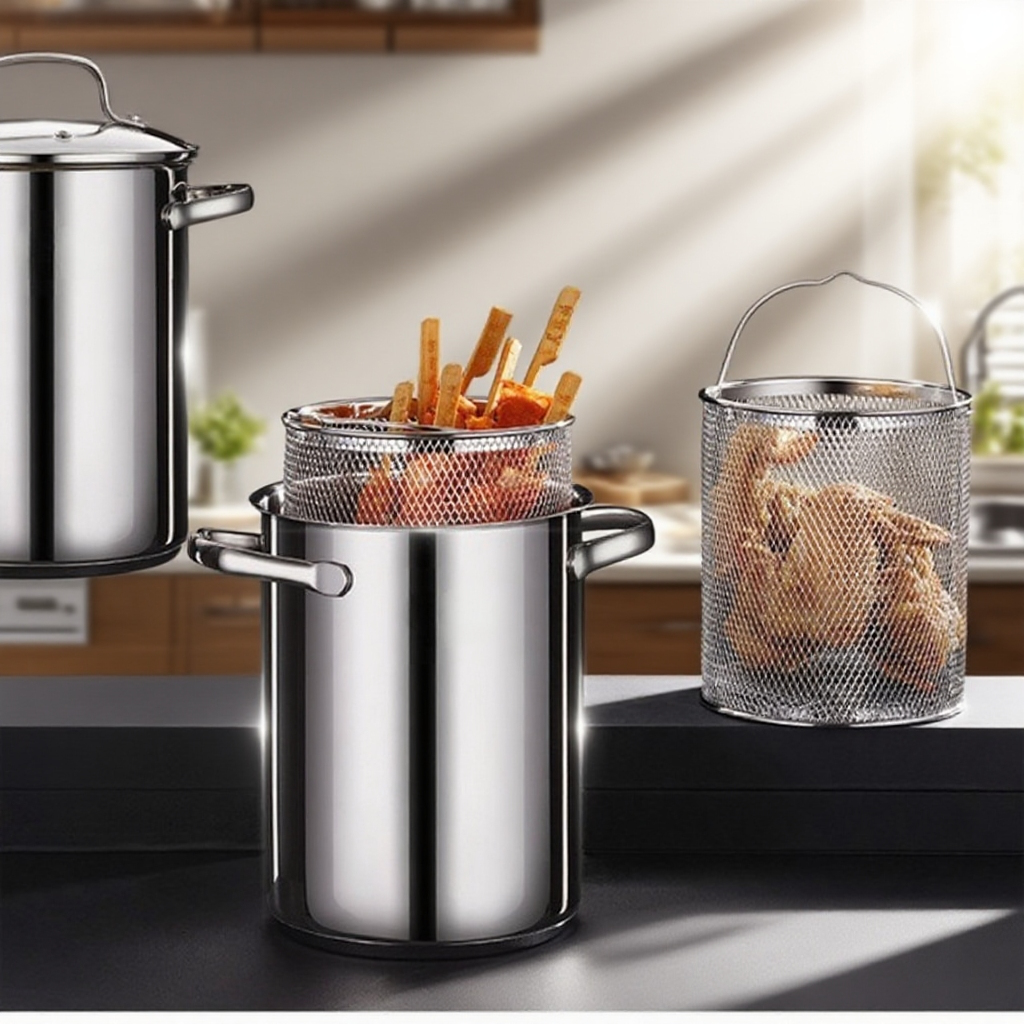 Nerezová ocelová pánev na sporák