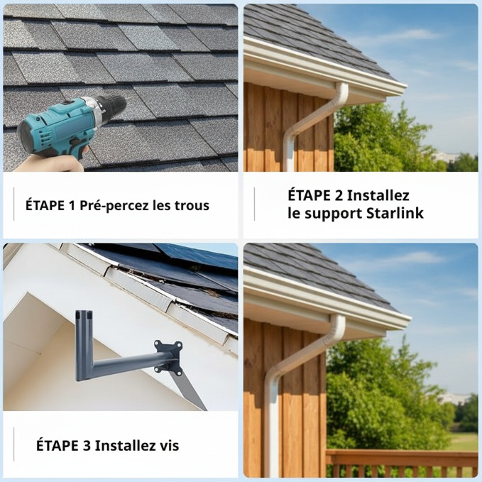Pour support mural long Gen3 et support d'appareil Gen 3