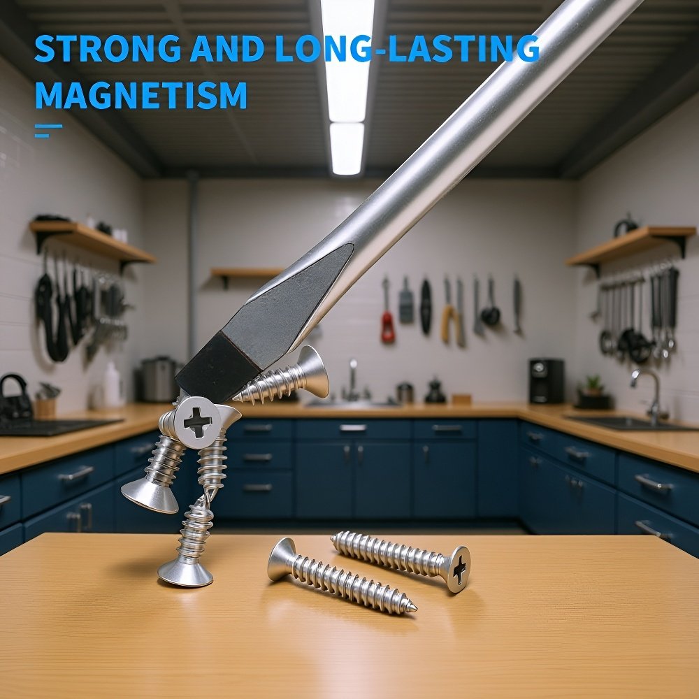 4PCS 십자 드라이버 세트, 자석 기능, 다용도 수동 드라이버, 미끄럼 방지 손잡이