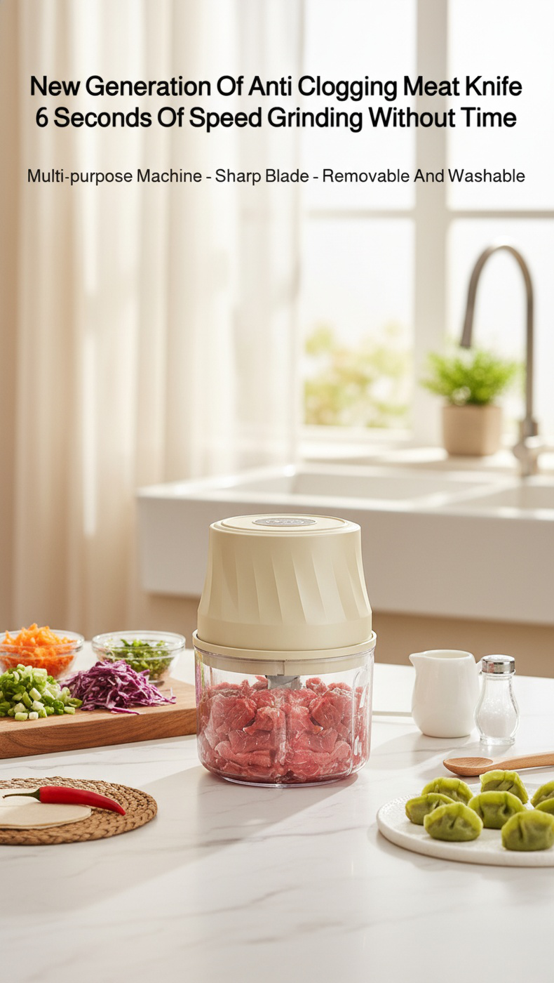Portable garlic mincer and vegetable cutter