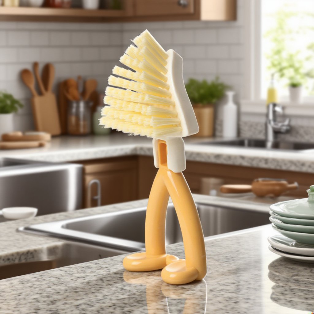 可折疊無死角清潔三角清潔刷