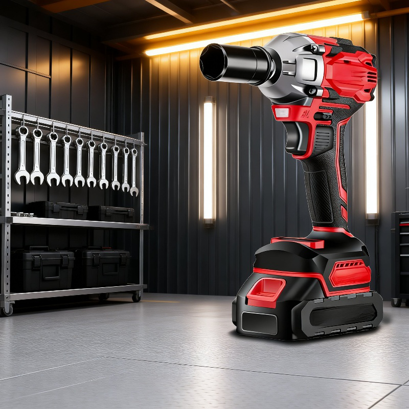 壁面穴あけ専用電動インパクトレンチの全体画像