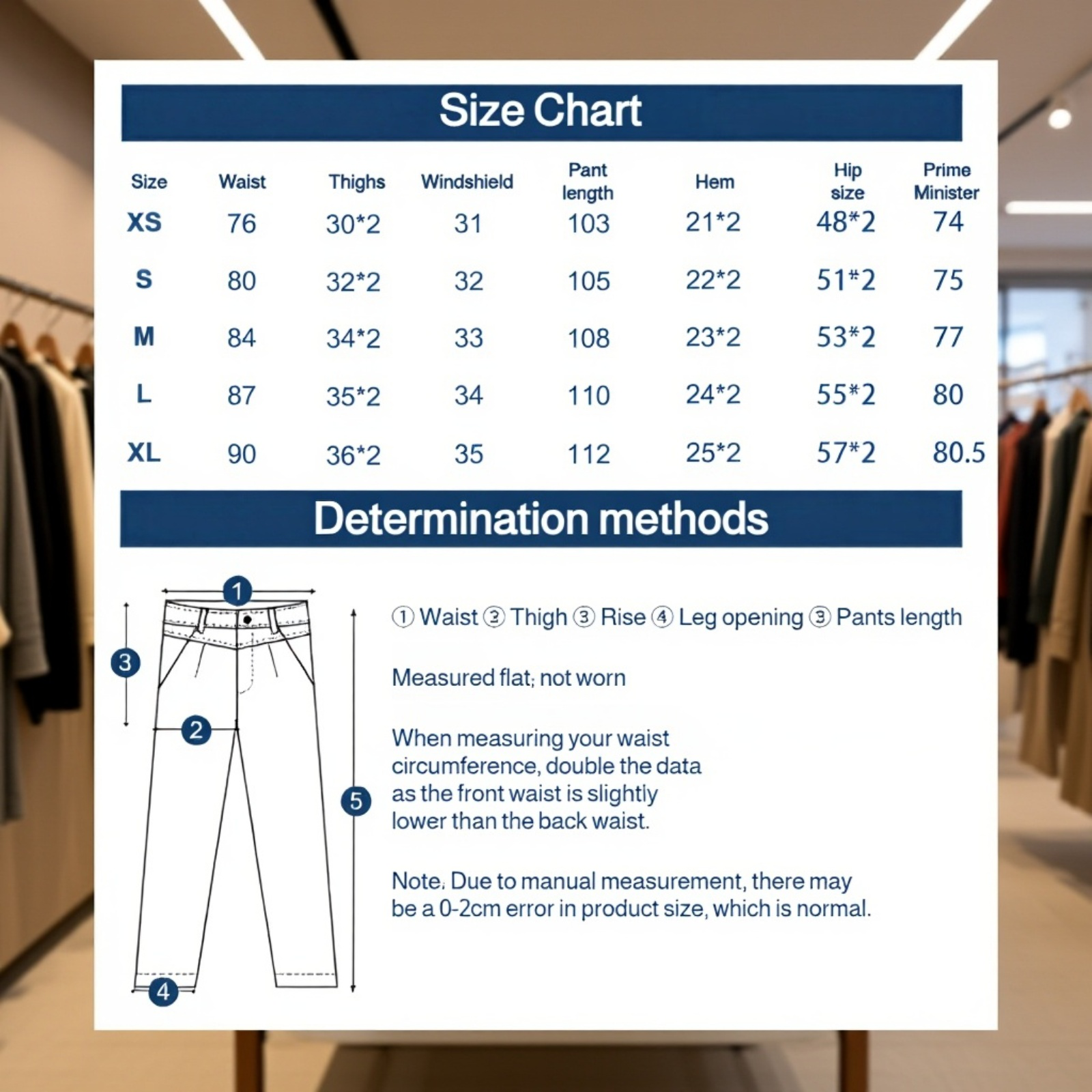 Men's vintage corduroy work pants front view