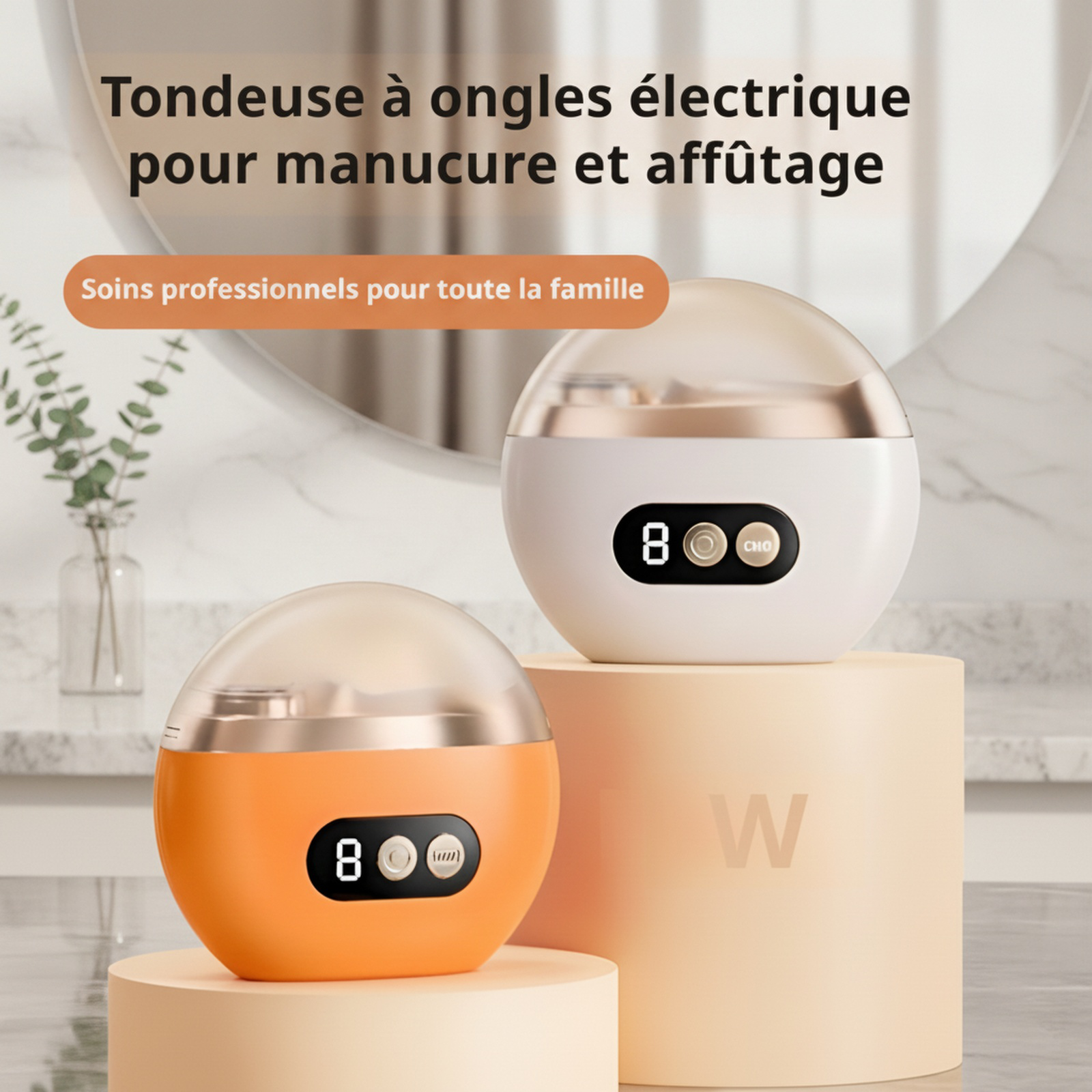 Coupe-ongles électriques, limes et coupe-ongles entièrement automatiques, lime à ongles rechargeable