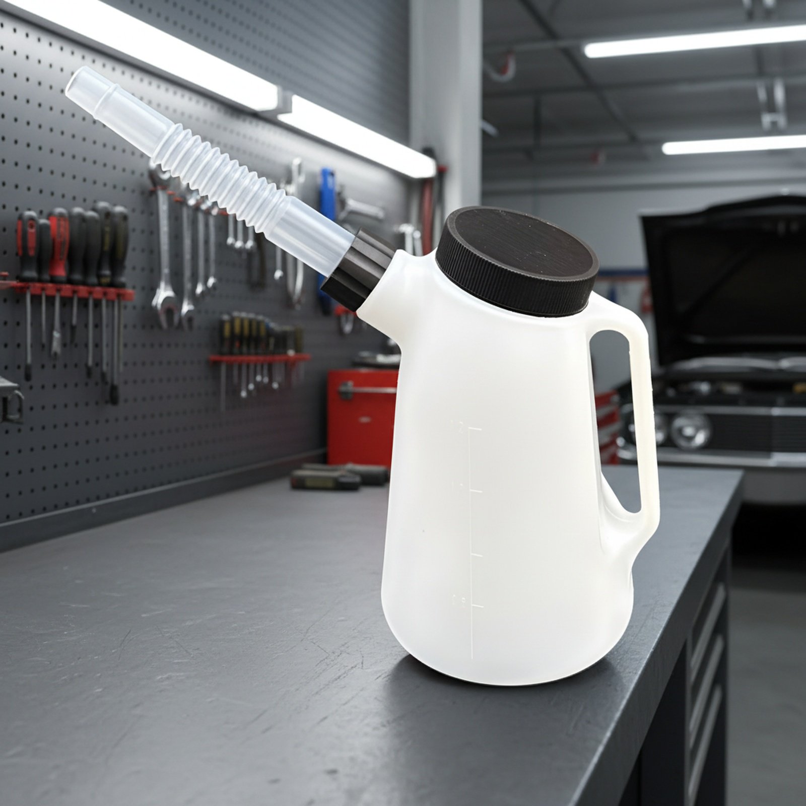 5L 다기능 오일워터 분리 컨테이너 분사구 포함 공업용 윤활 오일통 뚜껑 포함