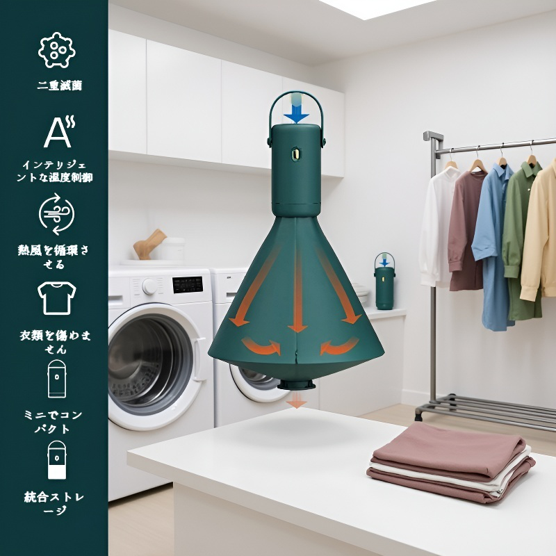 多機能小型衣類乾燥機