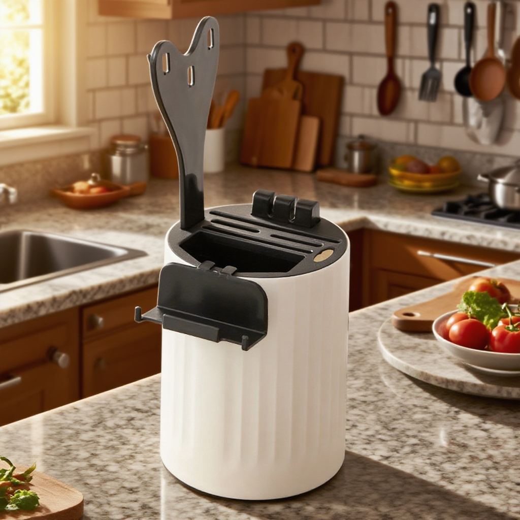 حامل سكاكين مطبخ يوفر سهولة الوصول