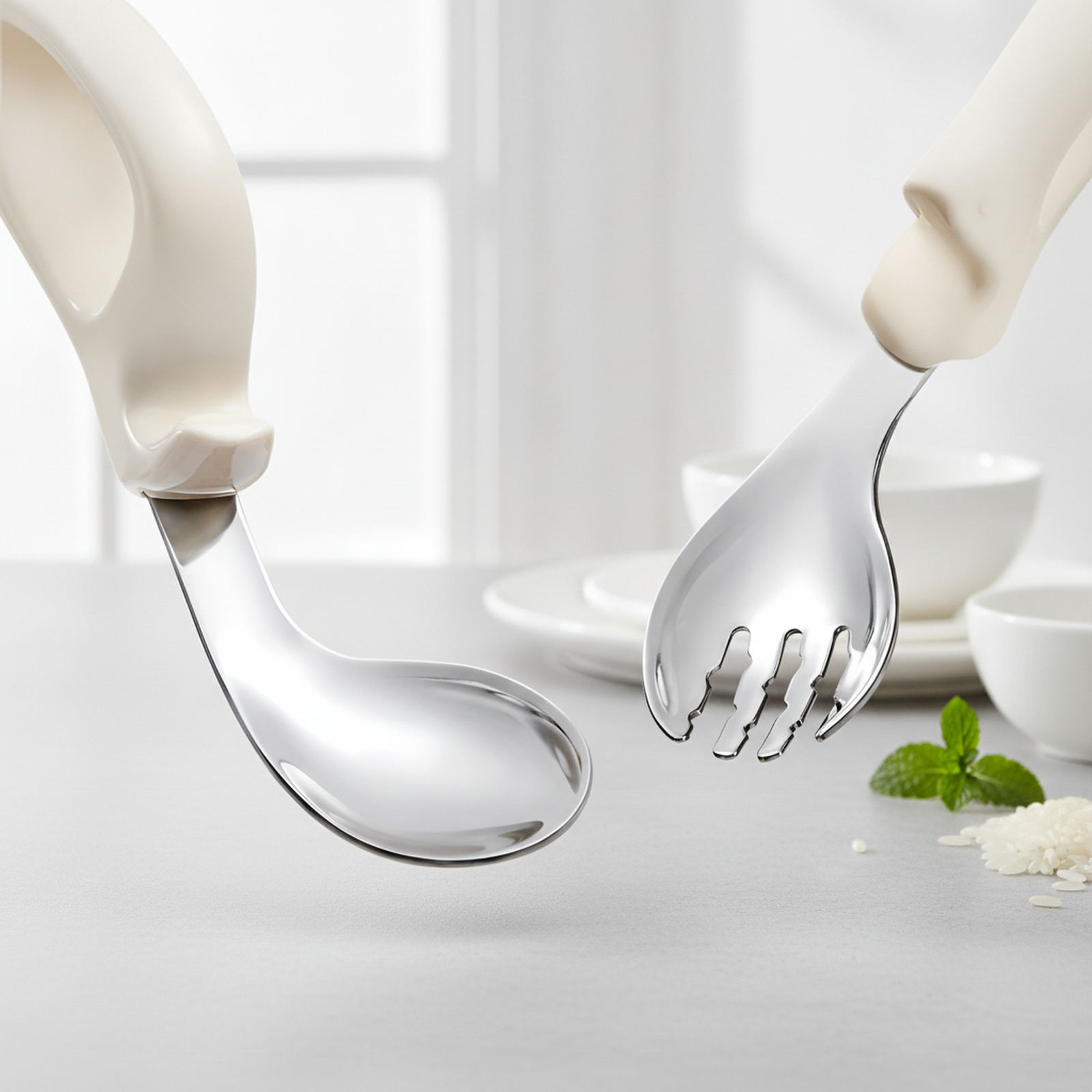 Baby Esslernlöffel aus Silikon für selbstständiges Essen