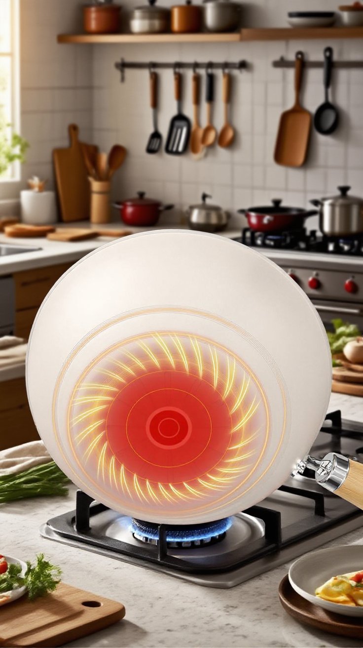 キッチンに映える高品質ノンスティックフライパン