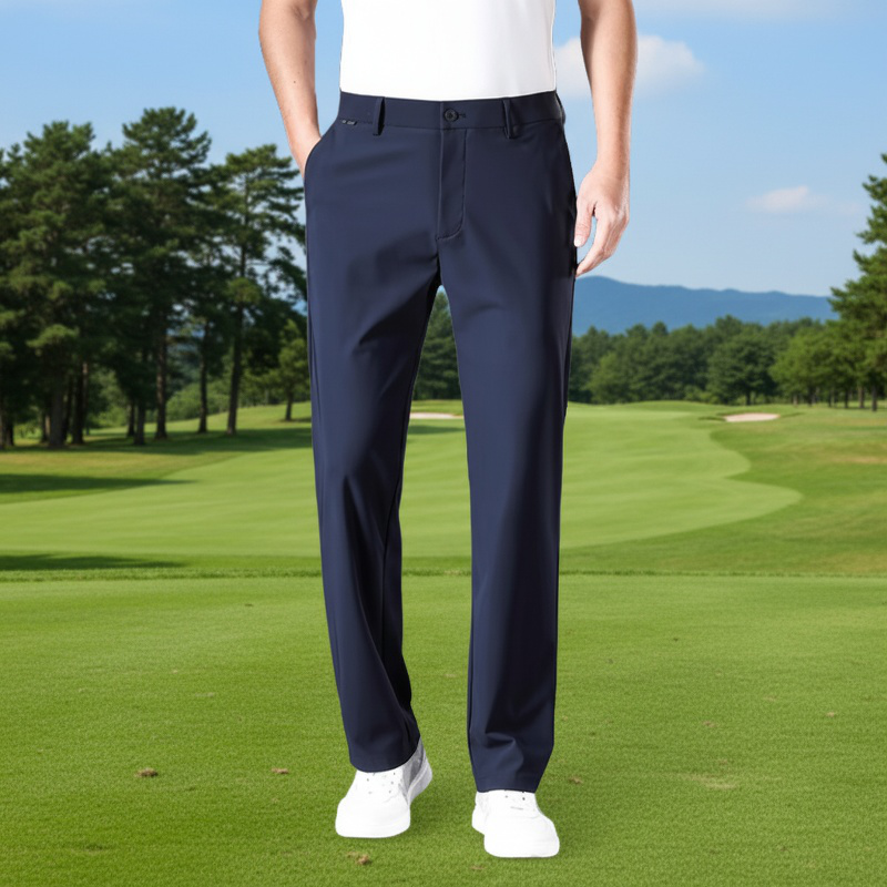 ストレッチ性抜群のメンズドレスパンツ