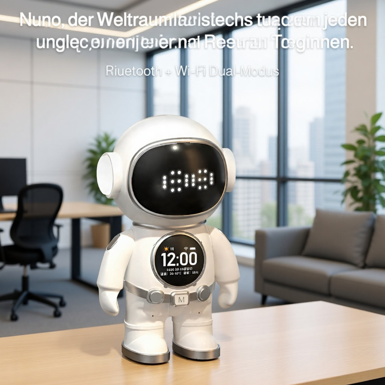 DeepSeek Doubao Smart AI Toy, Dialog-KI-Roboter, Chat-Begleiter, WLAN-Bluetooth-Lautsprecher, Lernma