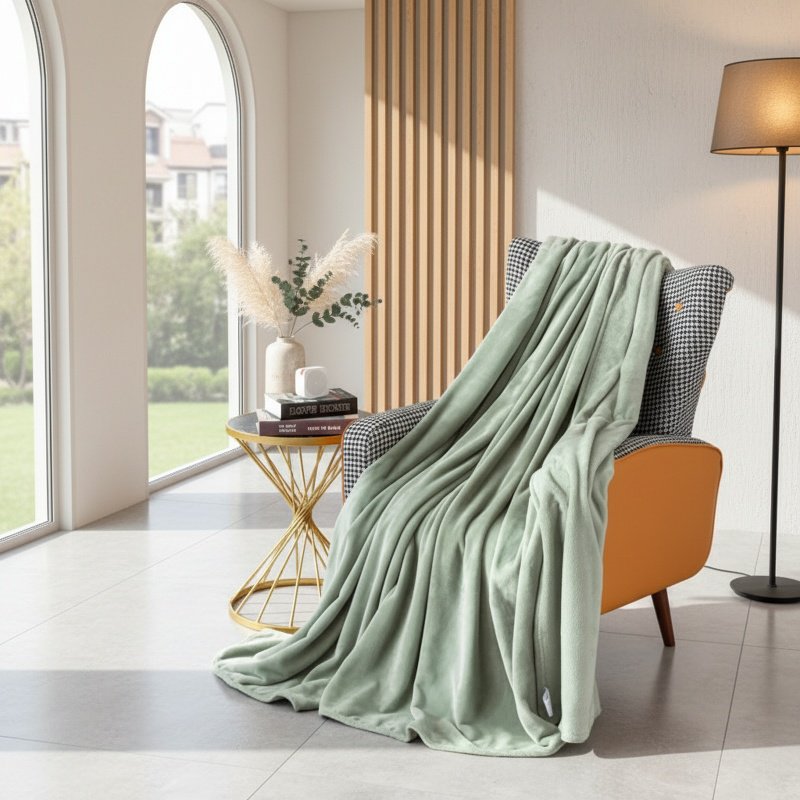 Double-sided Thick Flannel Blanket