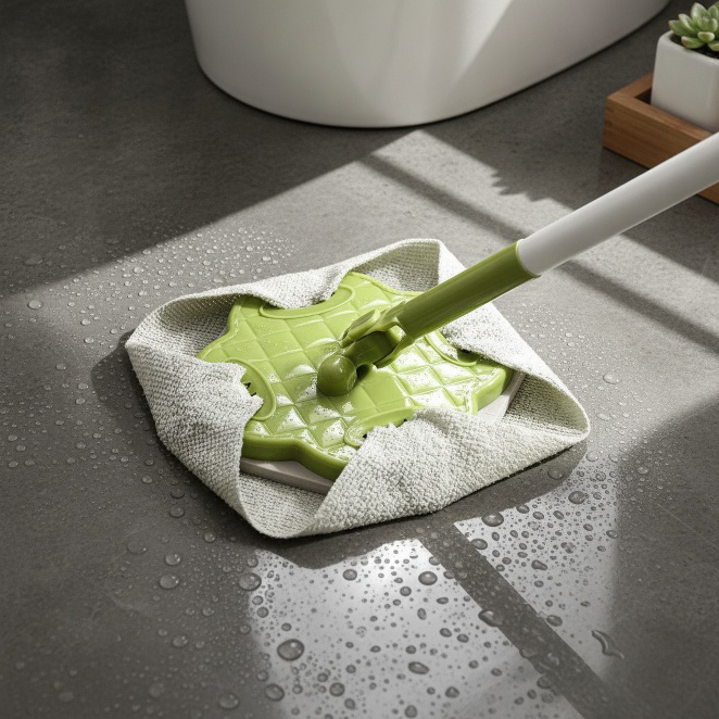 Efficient Dust Removal with Wet Wipes Mop
