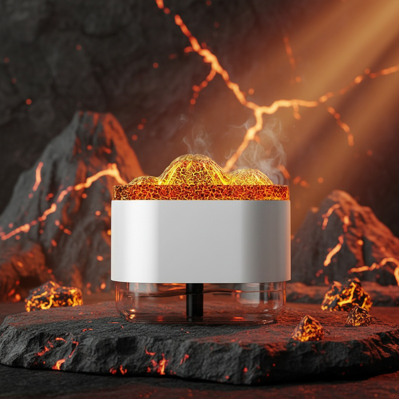 Difusor de aroma con diseño de lava volcánica para hogar