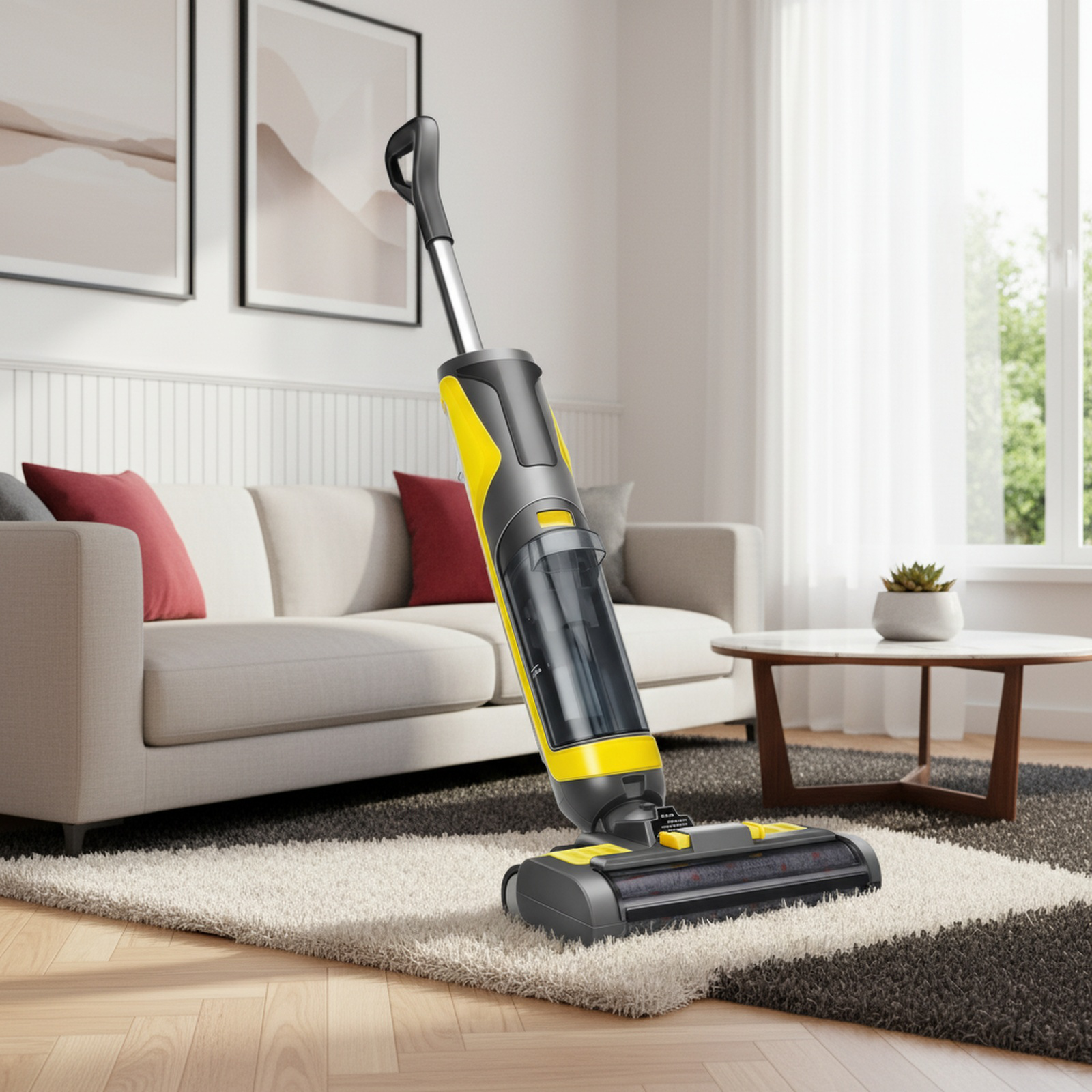 Aspiradora portátil inalámbrica de mano, limpieza en seco y húmedo para el hogar