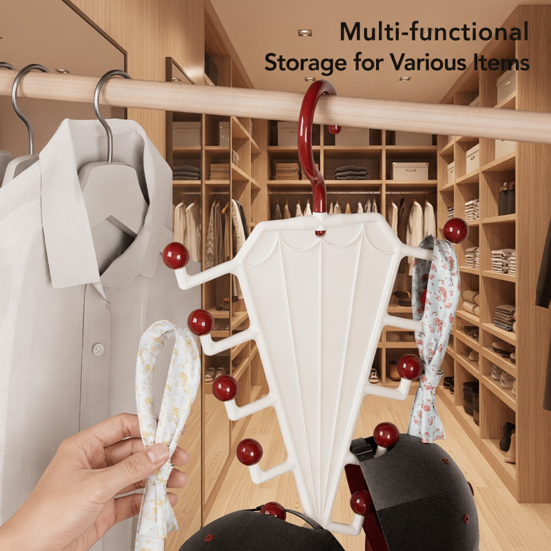 V-Shaped Double-Sided Clothes Hanger Organizer
