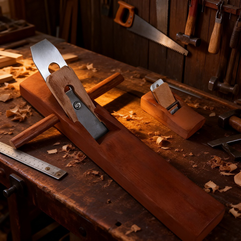 Cepillo de caoba para recortar bordes, herramienta manual para biselar madera