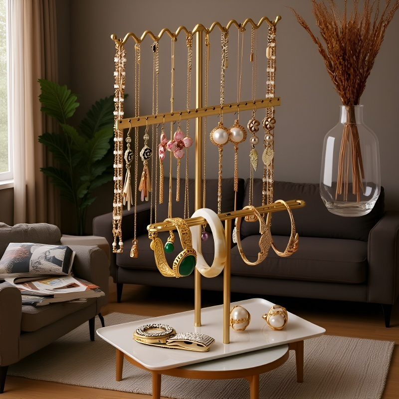 웨이브 귀걸이 팔찌 진열대