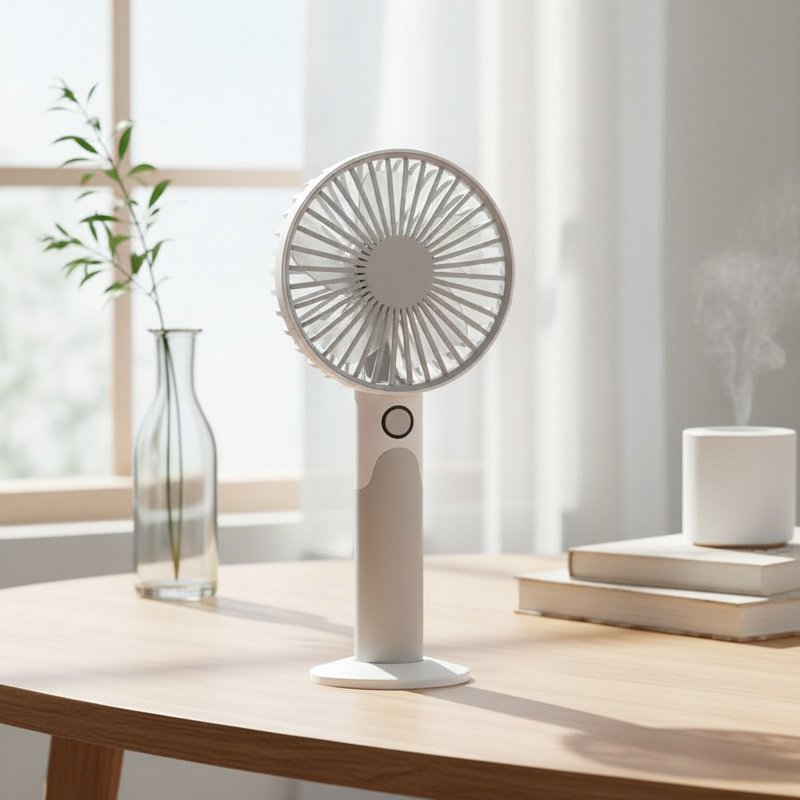 Portable USB Rechargeable Handheld Mini Fan