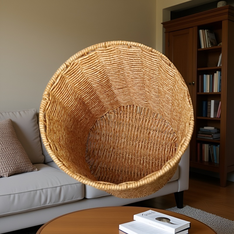Imitation rattan storage basket