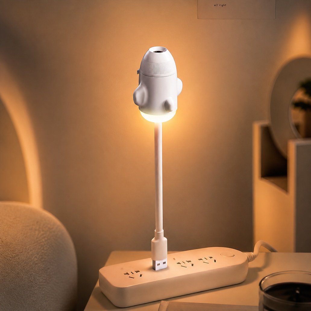 Starry Sky Projector Night Light USB Mini Bedroom Atmosphere Lamp
