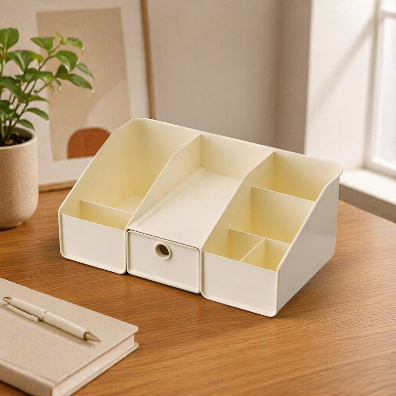 Schublade Desktop Kosmetik Aufbewahrungsbox für Studentenwohnheim