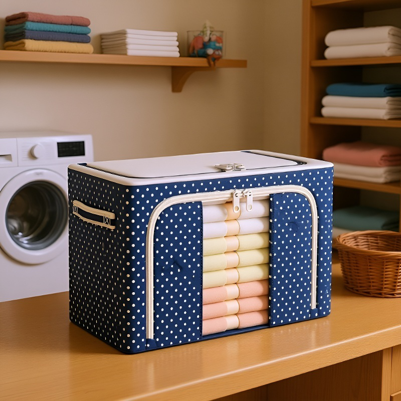 Caja organizadora grande y plegable de tela Oxford JMY