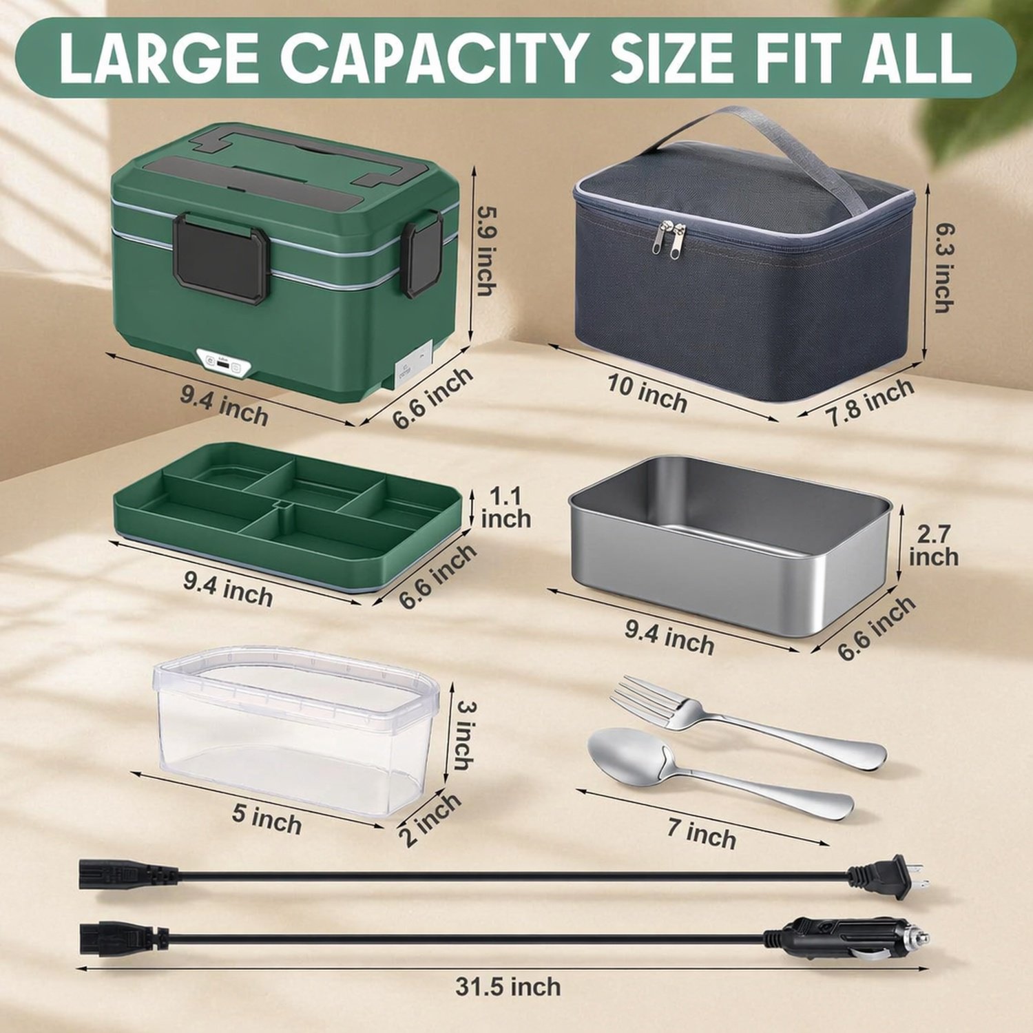 2.5L electric lunch box