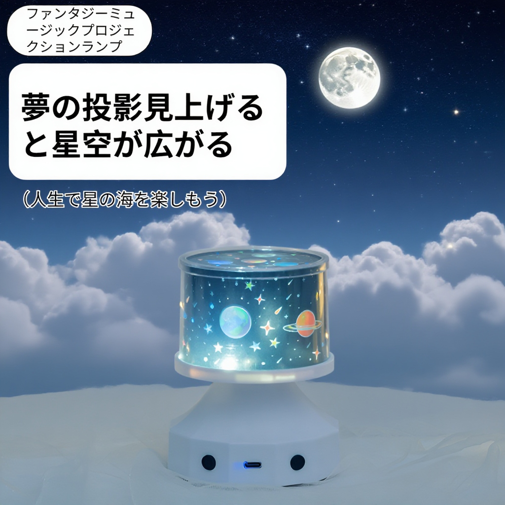 ブルートゥース音響付き創意星空ライト 子供用発光おもちゃ おしゃれな夜灯 ギフトにも