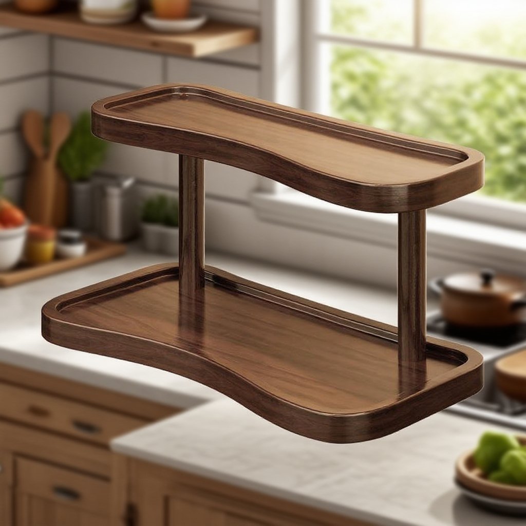 簡易案頭雙層置物架