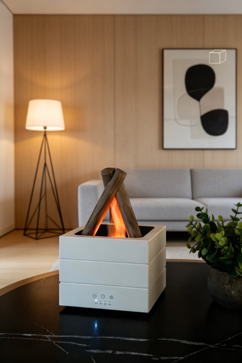 Humidificador y difusor de aromas de siete colores para hotel