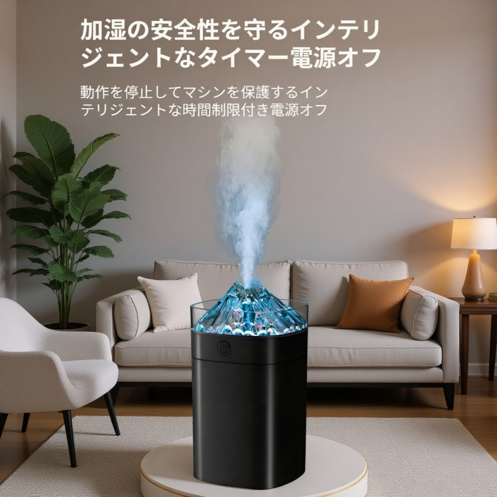 リアル火山加湿器