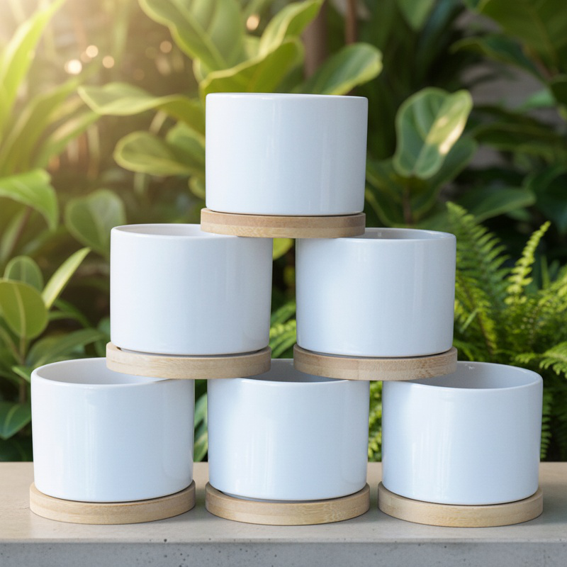 Ceramic Succulent Pot, Decorative and Perfect for Homes with Pets