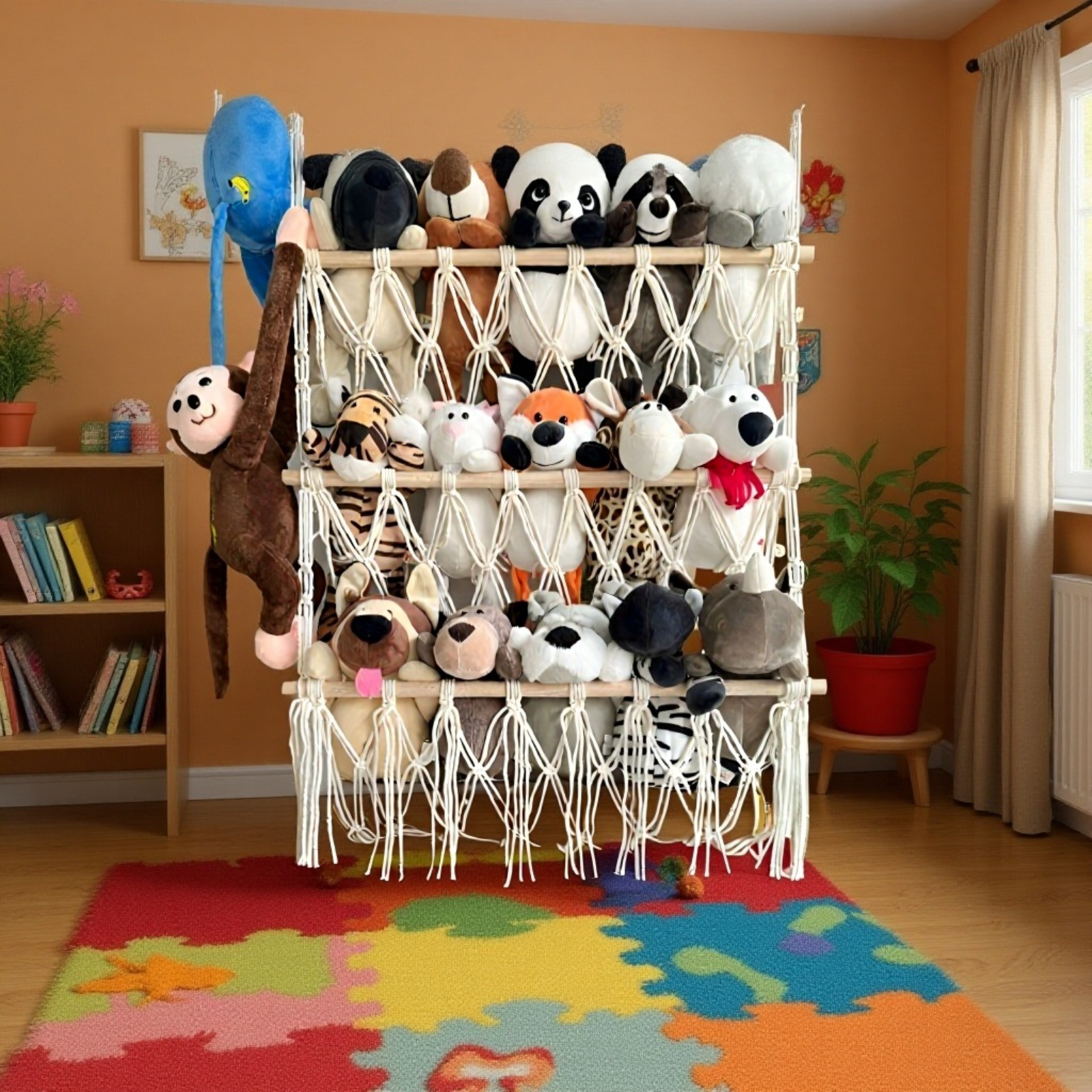 Nowoczesny organizer do przechowywania zabawek