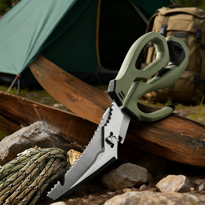 Tijeras multifuncionales esenciales para pesca