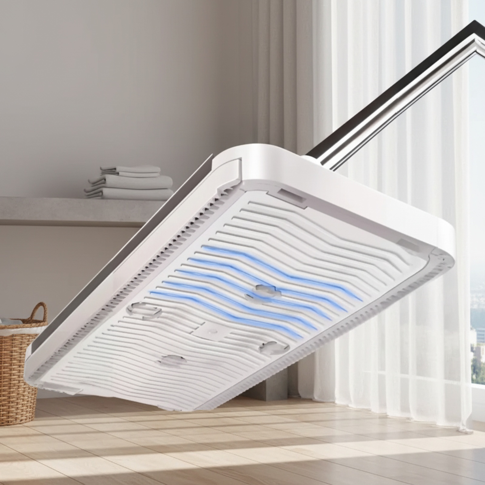 時短掃除を可能にするモップの使用例